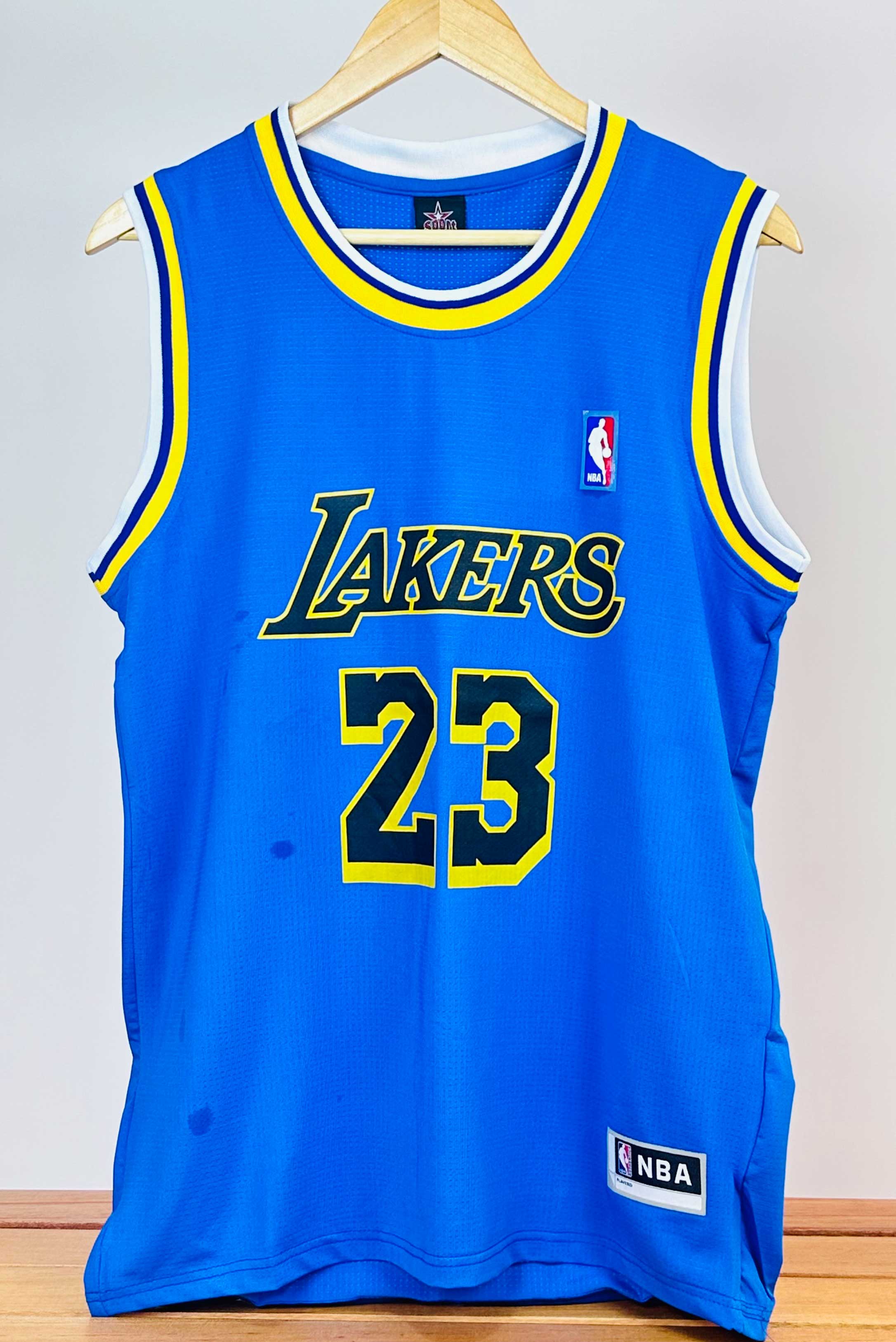 Camiseta lakers azul clearance