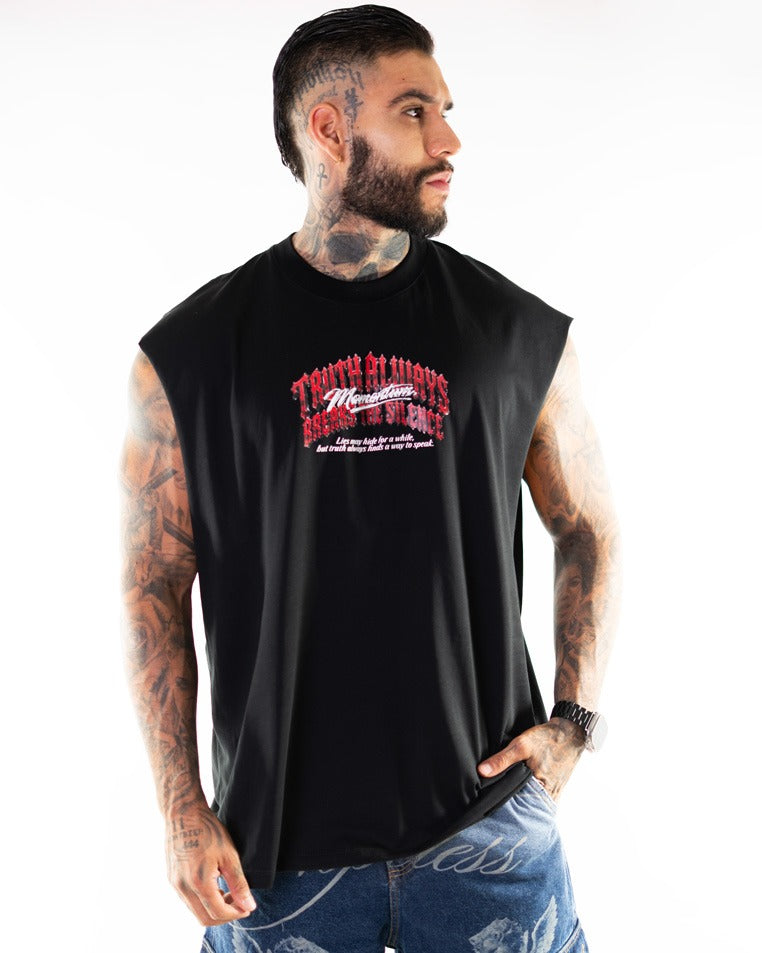 CAMISILLA ALTO GRAMAJE  NEGRA MONJA PISTOLA